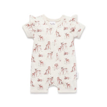 Load image into Gallery viewer, Fawn Meadow Zip Romper