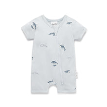 Load image into Gallery viewer, Orca Zip Romper