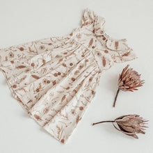 Load image into Gallery viewer, Native Flora Button Dress-Antique White