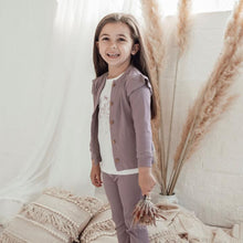 Load image into Gallery viewer, Elderberry Flutter Cardigan