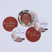 Load image into Gallery viewer, Australiana & Rust Reversible Milestone Cards