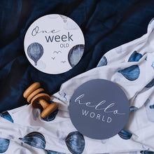 Load image into Gallery viewer, Cloud Chaser & Indigo Reversible Milestone Cards