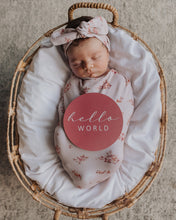 Load image into Gallery viewer, Esther | Snuggle Swaddle & Topknot Set