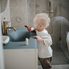 Load image into Gallery viewer, Finger Toothbrush- Tradewinds/Stone