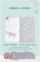 Load image into Gallery viewer, Essentials Snug Swaddle 2PK-Savanna Spots