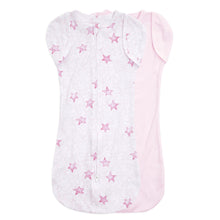 Load image into Gallery viewer, Essentials Snug Swaddles 2PK- Twinkling Stars Pink