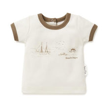 Load image into Gallery viewer, BEACH DAYS RINGER TEE