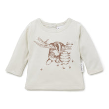 Load image into Gallery viewer, Badger Print Tee- Turtle Dove