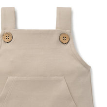 Load image into Gallery viewer, FEATHER GREY POCKET OVERALLS