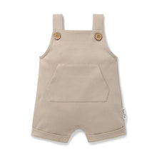 Load image into Gallery viewer, FEATHER GREY POCKET OVERALLS