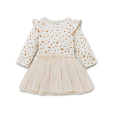 Load image into Gallery viewer, Taffy Star Tutu Dress-Whisper White