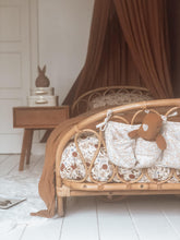 Load image into Gallery viewer, Bed pocket – Mini flower blue