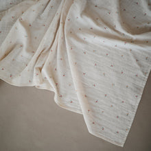 Load image into Gallery viewer, Muslin Swaddle Blanket Organic Cotton (Cherries)