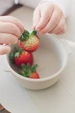 Load image into Gallery viewer, Bowl silicone 2-pack – Rose/Feather grey