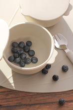 Load image into Gallery viewer, Bowl silicone 2-pack – Rose/Feather grey