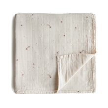 Load image into Gallery viewer, Organic Cotton Muslin Swaddle Blanket- Falling Stars