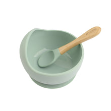Load image into Gallery viewer, Silicone bowl &amp; Spoon Set
