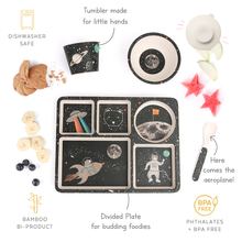 Load image into Gallery viewer, Divided Plate Set - Space Adventure