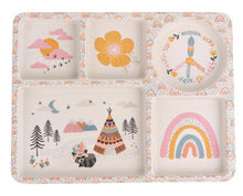 Load image into Gallery viewer, Divided Plate Set - Gypsy Girl