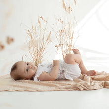 Load image into Gallery viewer, Oatmeal Ruffle Knit Blanket