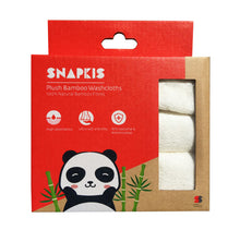 Load image into Gallery viewer, Plush Bamboo Washcloths (White)