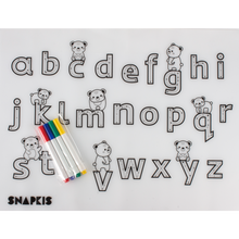 Load image into Gallery viewer, FunMeals ABC Colouring Mat-Bear