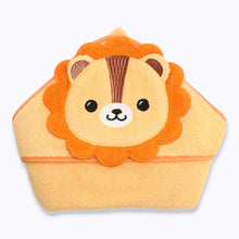 Load image into Gallery viewer, Snapkis 2-in-1 Lion Hooded Towel
