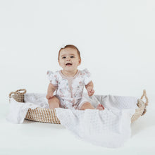 Load image into Gallery viewer, White Ruffle Knit Blanket
