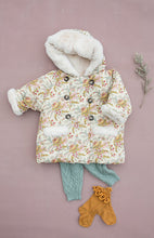 Load image into Gallery viewer, Coat Bacani Cream French Flowers