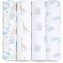 Load image into Gallery viewer, Essentials Cotton Muslin Swaddles-Natural History