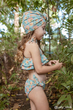 Load image into Gallery viewer, Bikini Zacata Turquoise Flowers