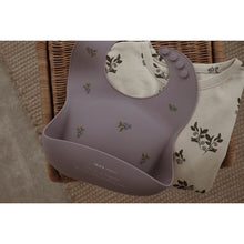 Load image into Gallery viewer, Silicone bib- Blueberry
