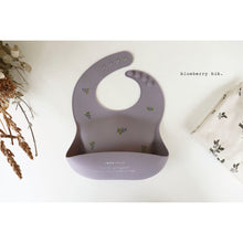 Load image into Gallery viewer, Silicone bib- Blueberry
