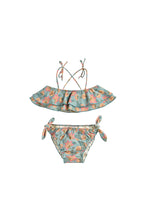 Load image into Gallery viewer, Bikini Zacata Turquoise Flowers