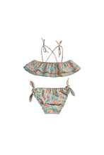 Load image into Gallery viewer, Bikini Zacata Turquoise Flowers