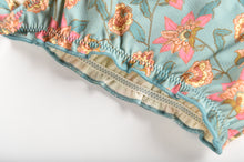 Load image into Gallery viewer, Bikini Zacata Turquoise Flowers