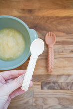 Load image into Gallery viewer, Sweetie Spoons™ - Silicone Baby Fork + Spoon Set