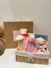 Load image into Gallery viewer, Cheerful Bunny Baby Hamper & Playmat Set