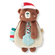 Load image into Gallery viewer, Holiday Itzy Lovey™ Plush + Teether Toy (Bear)