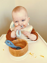 Load image into Gallery viewer, Sweetie Spoons™ - Silicone Baby Fork + Spoon Set