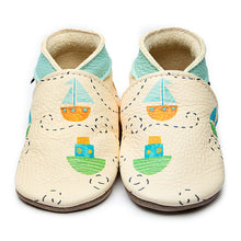 Load image into Gallery viewer, Leather Baby Shoes - Ahoy There
