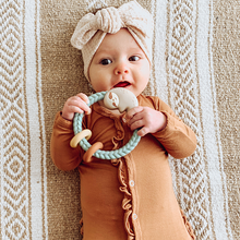 Load image into Gallery viewer, Ritzy Rattle® with Teething Rings-Sloth