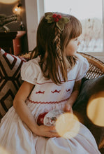 Load image into Gallery viewer, ANNE dress- White Velvet