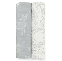 Load image into Gallery viewer, Silky Soft Bamboo Swaddle- Woodsy