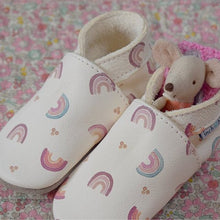 Load image into Gallery viewer, Leather Baby Shoes - Rainbow Love