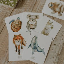 Load image into Gallery viewer, Animals Snap & Go Fish (2 card games in 1)
