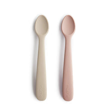 Load image into Gallery viewer, Silicone Feeding Spoons 2-pack