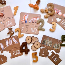 Load image into Gallery viewer, Woodland Counting Puzzle
