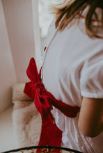 Load image into Gallery viewer, ANNE dress- White Velvet