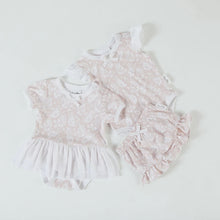 Load image into Gallery viewer, Pink Floral Tutu Onesie